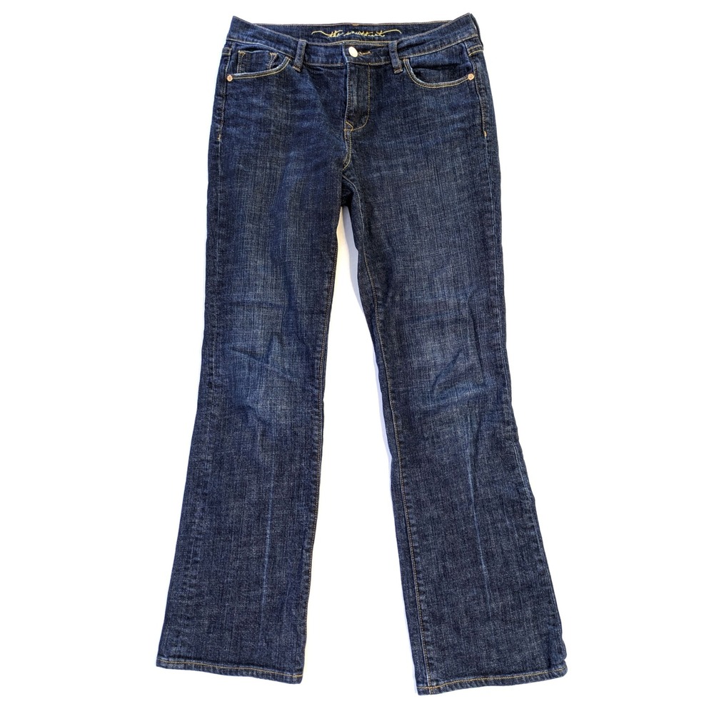 Old Navy The Sweetheart Classic Rise Boot-Cut Jeans Dark Wash Stretch Size 6 Reg